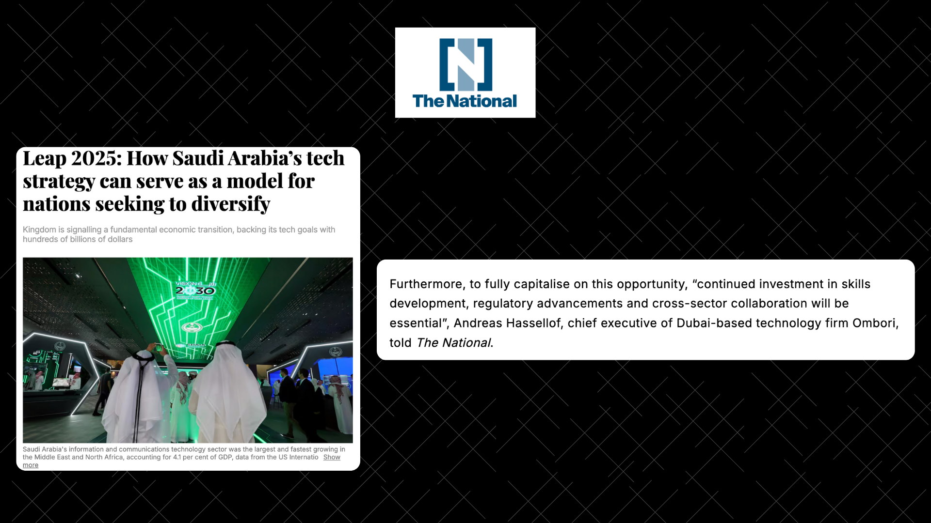 Leap 2025: How Saudi Arabia’s tech strategy can serve as a model for nations seeking to diversify